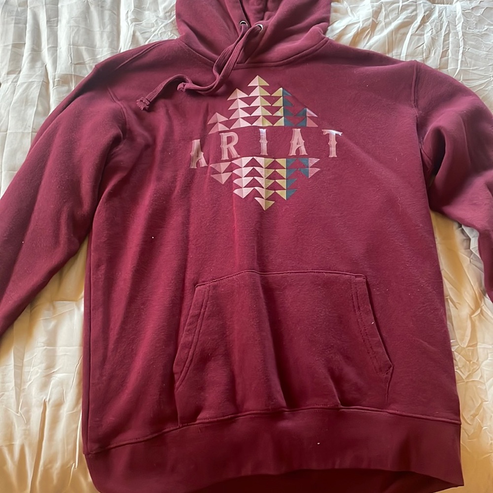 Hoodie - Ariat - Maroon - M